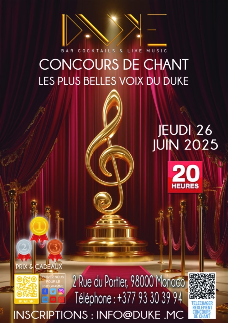 Les Plus Belles Voix du Duke – Le Concours